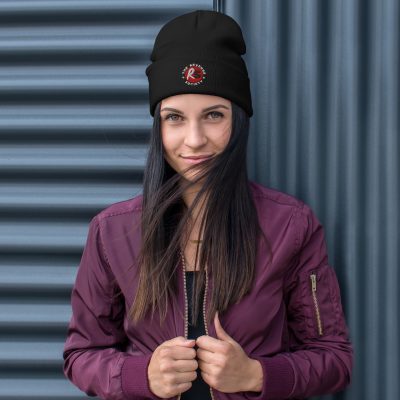 Embroidered Beanie: TRS Circle Logo