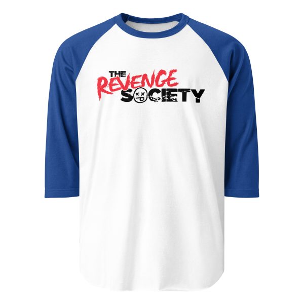 3/4 Sleeve Shirt: TRS Black Text Logo - Image 3