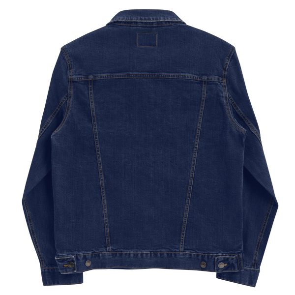 Denim Jacket: TRS White Text Logo - Image 3